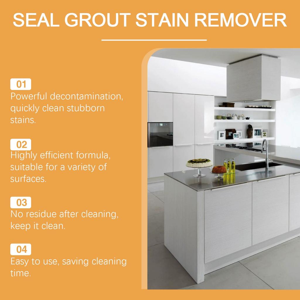 Stain Remover Gel Cleaner Heavy Duty Stain Cleaner For Front Washing Machine Seal, Bathroom Grout, Shower, Caulk - Front Load Washer Cleaning