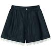 TonLion Women's Spliced Denim Shorts
