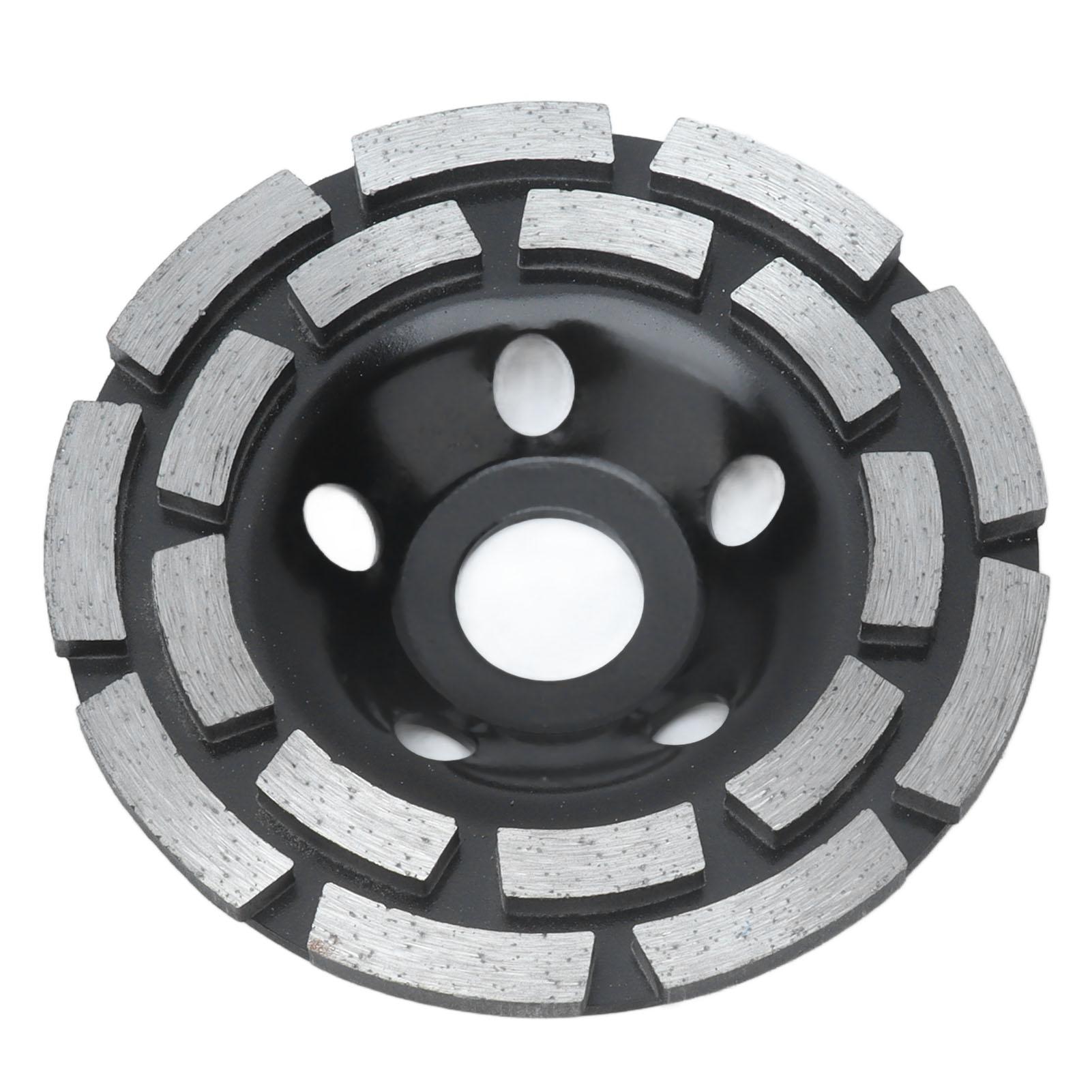 

Алмазный шлифовальный круг, шлифовальный диск с низкой вибрацией, черный для камня, бетона, диаметр 115 мм