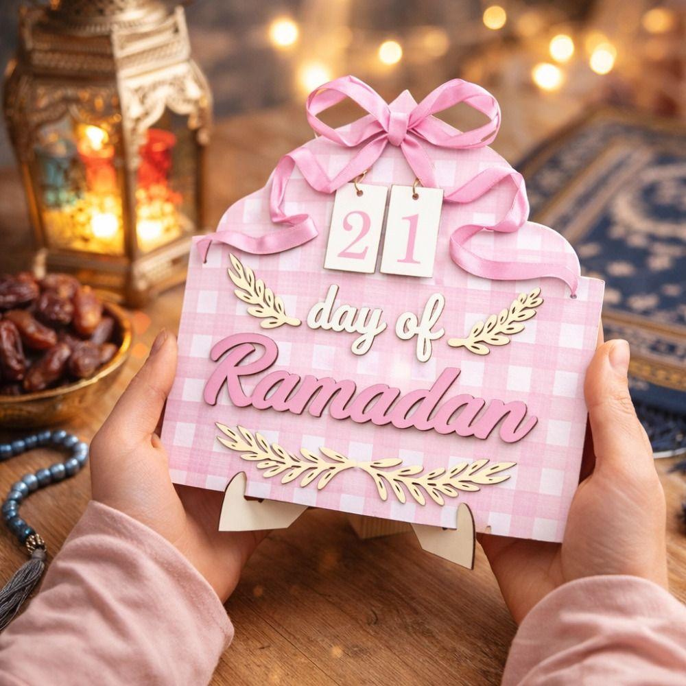 Festival Ramadan Advent Calendar Handmade Islamic Muslim Decor  Room Decoration