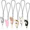 Cute and Charming Cat Phone Lanyard - Cute Pendant with Lanyard, Suitable for Phones, Backpacks, and Keychain Accessories