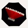 1pc RAMMSTEIN Automatic Folding Umbrella, Portable Collapsible Design, 8-Rib Iron Frame, , All-Season Casual Outdoor Accessory for Christmas Birthday