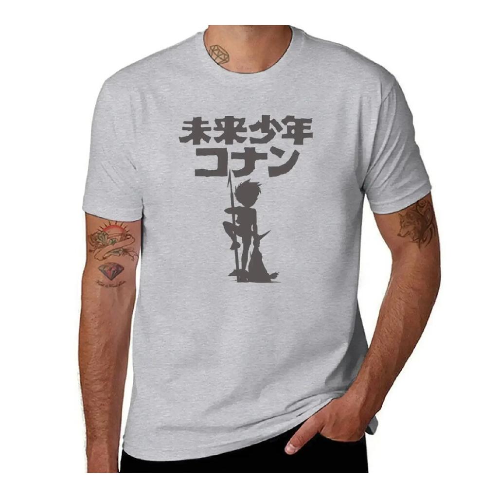 Conan the Future Boy T-shirt Blacks Customizeds Cute Tops Mens Graphic T-shirts Hip Hop