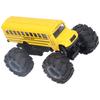 School Bus Model Toy, 1:43 Scale Alloy Body School Bus Pull Back Tall Toy