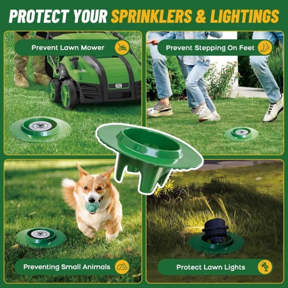 Cuttable Garden Sprinkler Protective Cover Anti-trampling Sprinkler Nozzle Guard Outdoor