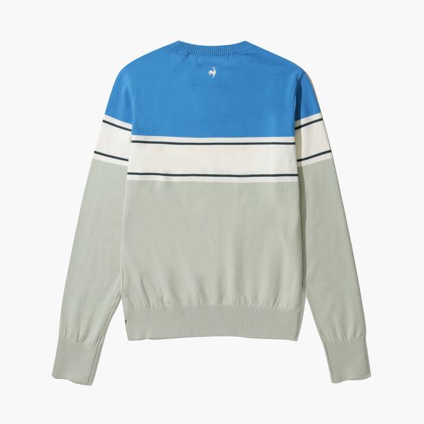 LECOQ GOLF Women'S Contrast Round Sweater (Go322Lkp83)