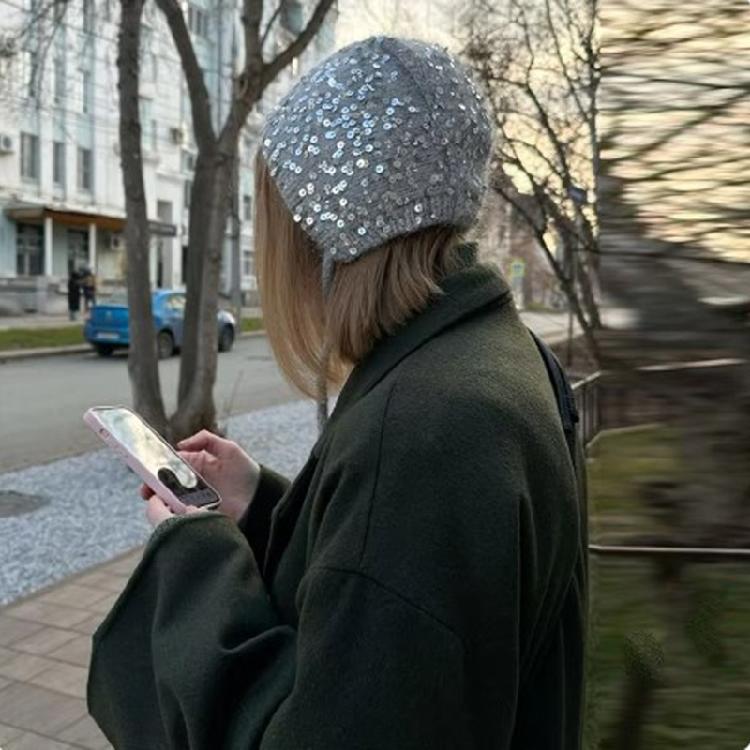 Thicken Furry Hat Trapper Hat Earflap Headwear Knitted Headgear for Outdoors Winter Oversized Hat