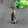 Copper Collection Red-crowned Crane Incense Burner Home Decor Small Ornaments Retro Brass Animal Miniature Sculpture Desktop