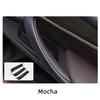 3pcs ABS Carbon Fiber/Black/Beige Car Inner Door Handle Cover For BMW X5 F15 F16