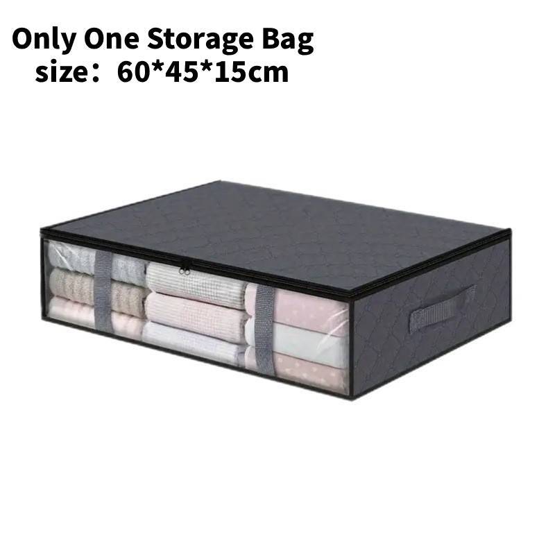 Modern Foldable Nonwoven Fabric Storage Bag For Bedroom Closet Organization