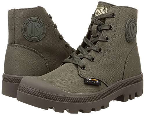 Okamoto Work Shoes US.RUBBER US-8002 Khaki, Size 24.0 Cm