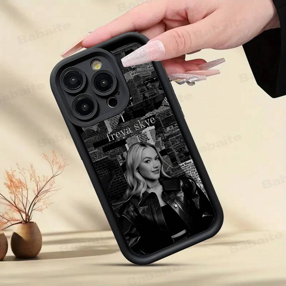 Sänger F-Freya Skye Silikon Weiche Handyhülle Für IPhone 17 16 14 13 12 11 15 Pro Max Plus Air Cover
