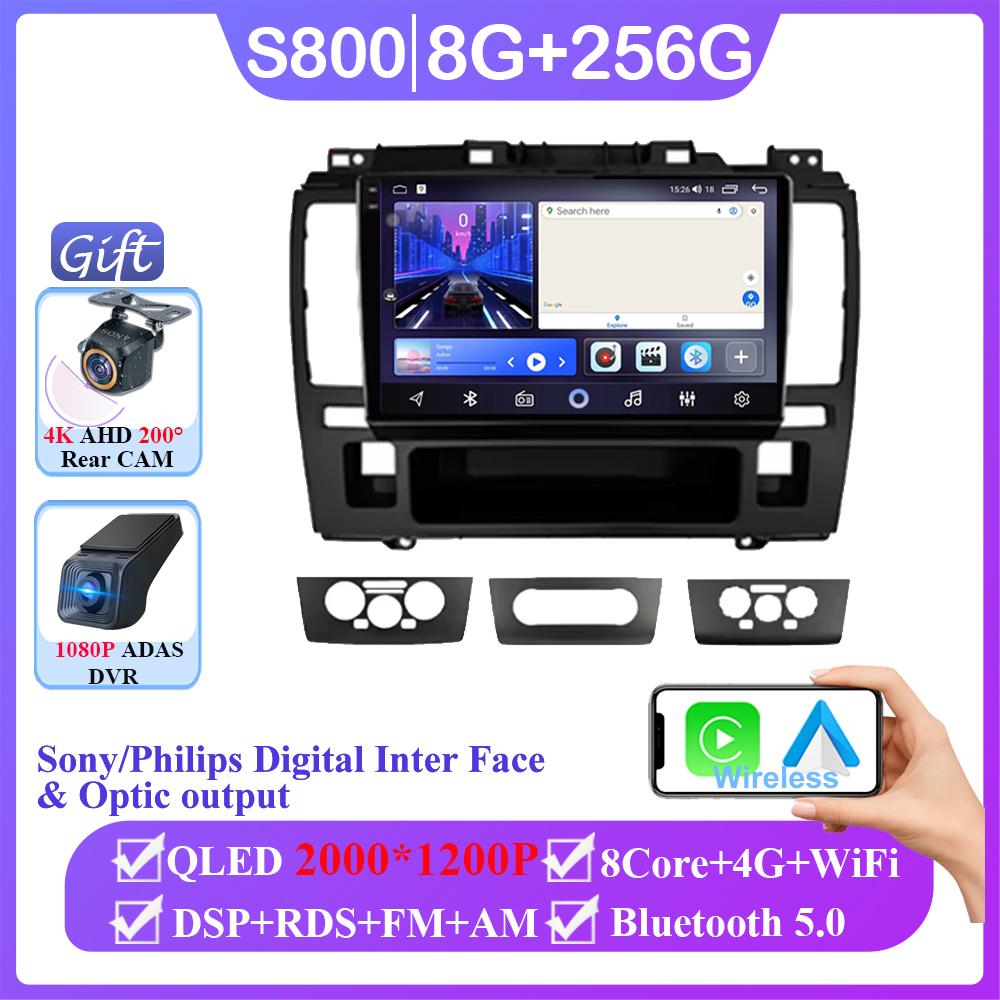 Car Android 14 Carplay For Nissan Tiida Tida C11 2004 - 2013 Auto Radio Stereo Multimedia Video Player Navigation No 2din DVD BT