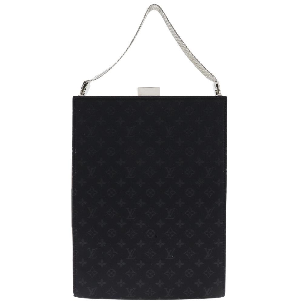 

LOUIS VUITTON Angers GM Handbag M92100 Party bag Noir black Monogram satin Women Used