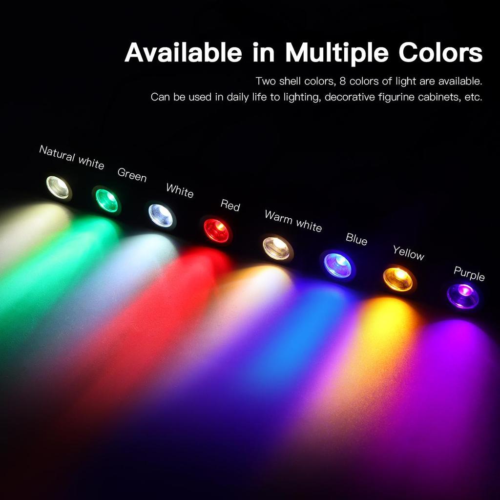 Led USB Spotlight 1W DC5V Jewelry Cabinet Showcase Counter Lamp Surface Mounted Ceiling Mini Spot Light USB 5V Interface