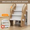 Toddler Slide 9 in 1 Jungle Slide Outdoor Playset for Toddlers Age 1 Kids Baby Indoor Playground for Backyards with Climbing Wa
