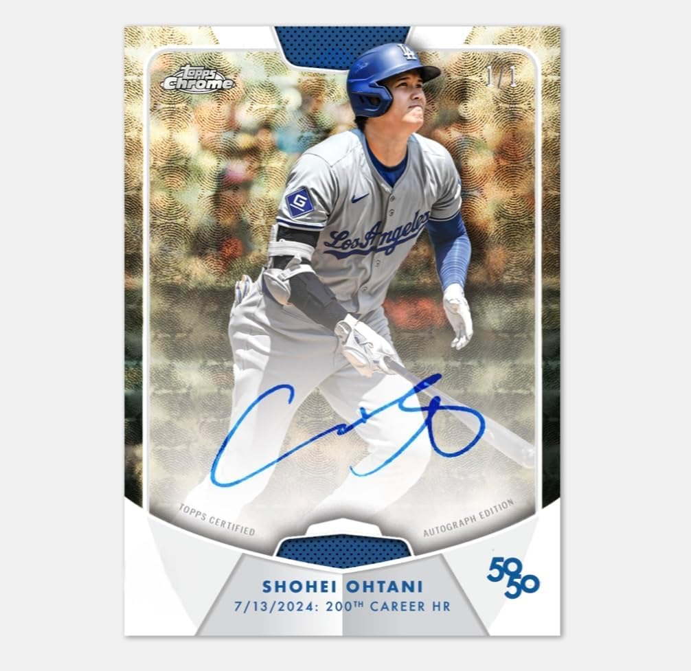 2024 Topps 50/50: Shohei Ohtani 10-Pack Box