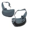 Pet Sling Breathable Mesh Portable Single Shoulder Bag Dog Carrier Sling for Outdoor Travel Black