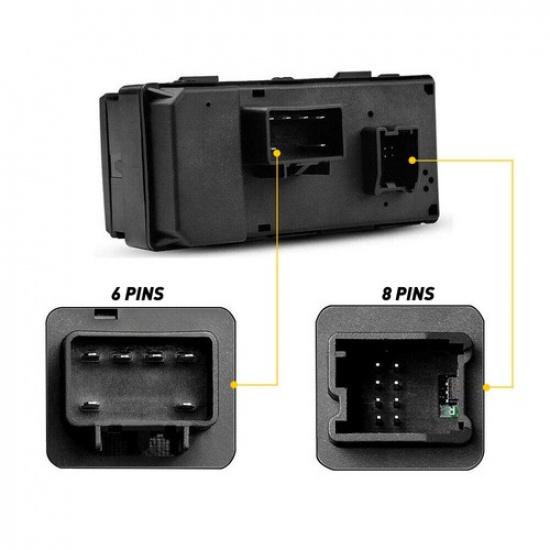 Master Driver Side Door Window Switch Power For Chevrolet Silverado/GMC