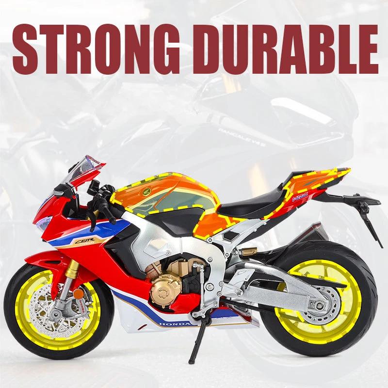 1:9 Honda CBR 1000RR-R FIREBLADE SP Toy Motorcycle Model Music Light Alloy Diecast Vehicle Model Toys Essential Ornaments