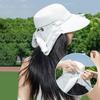 Portable Breathable Solar Fan Cap Quick Dry Sun Protection Solar Charging Cap with Fan Fisherman Hat Summer
