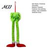 Cute Elf Tail for Tree Funny Legs Car Hanging Ornament, Christmas Decor with Soft Easy to Install Festive Plush, Red Green Holiday Pendant Rearview