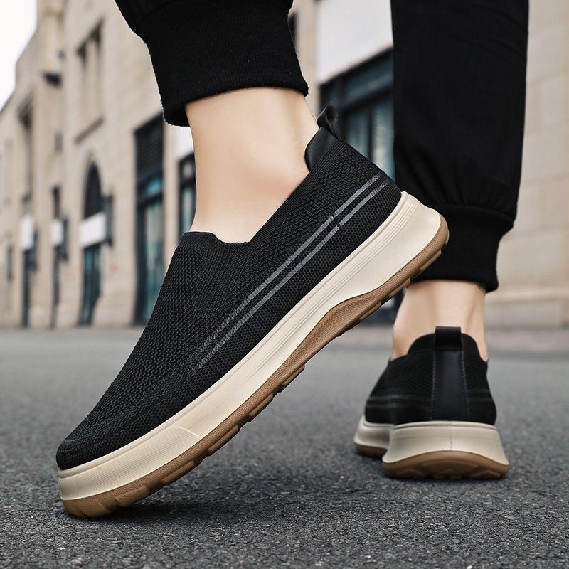 Herren Slipper Luxus Plateau Lässig Sport Tennis Sneaker Für Herren 2024 Bequeme Outdoor Mode Trekking Slip-Ons Schuhe