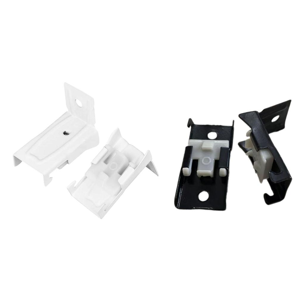 30 Pieces Curtain Rod Brackets Curtain Hangers Multipurpose Top-mounted Portable