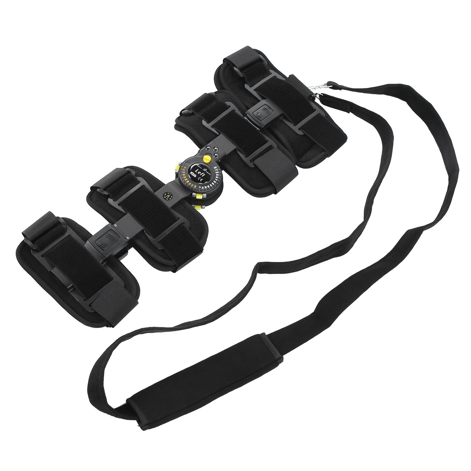 

Professional Knee Brace Adjustable Hinged Leg Knee Braces Flexible Fixation Supports (Left Foot)