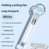 Portable Handheld Turbo Fan 5 Wind Speeds Adjustable Mini Personal Hand Fan 4000mAh USB Rechargeable Fan Bladeless For Camping