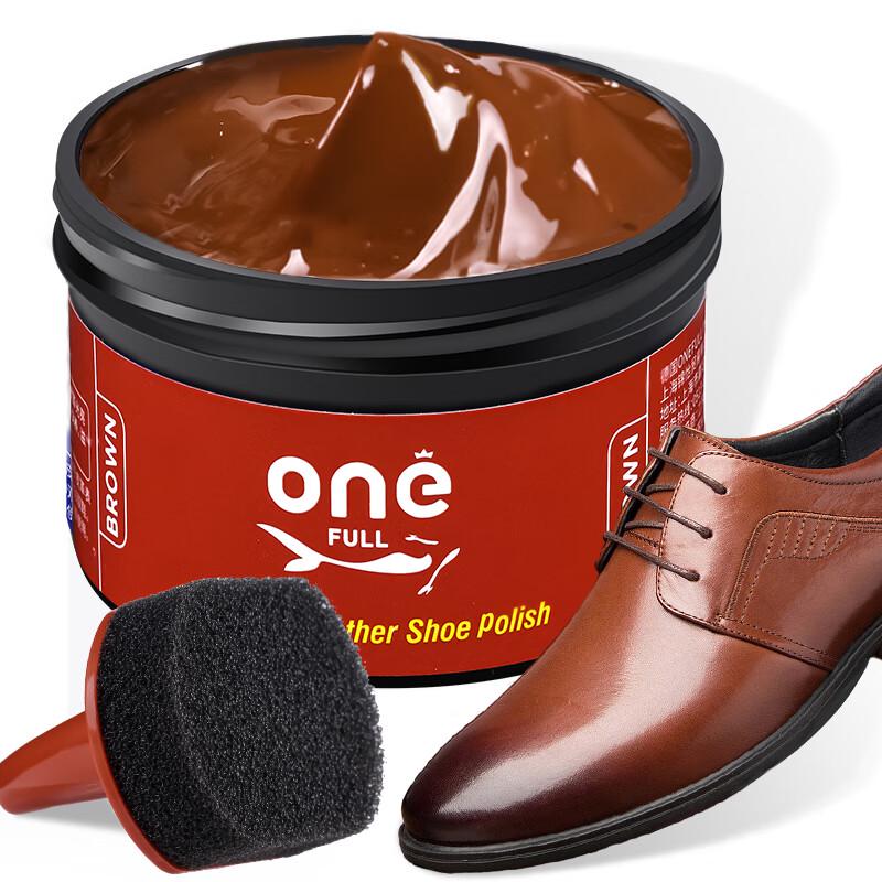ONEFULL Premium Leather Care Cream & Shoe Polish коричневый