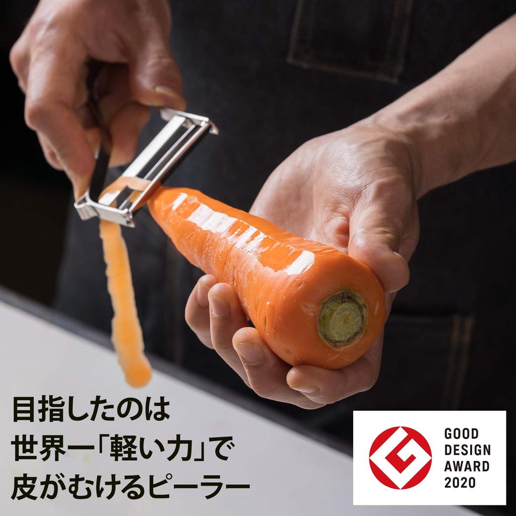 Iidaya Ever Peeler for People In Blade 2020 Good Design Award Winner Professional Specification Small Light Right-handed (Made Japan/Replaceable
