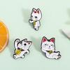 Broches Émail Turbo Mamie Chat Espion Personnages Dessin Animé Anime Chat Courant Doigt d'Honneur Broches Badge de Reverre Joyaux Drôles Cadeaux