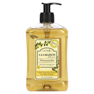 Sabonete Líquido para Mãos e Corpo, Madressilva, 500ml (16,9 fl oz)