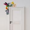 Hand Painted Door Topper Hummingbird Door Frame Decoration Door Topper Wall Decor Door Shelf Fireplace Mantel Decorations