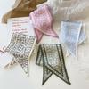 Elegant French Scarf Hair Band Bow Ribbon Multifunctional Scarf Vintage Fashion Triangle Access G3R5