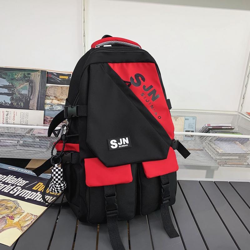 Schoolbag New Japanese Simple ins Backpack Women's Large Capacity Junior High School Student School Bag Lightweight Computer Backpack