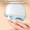 Rechargeable Nail Clippers Grinder With 360Degree Rotating Head 3Speed Mode LED Light For Professional Home Manicures