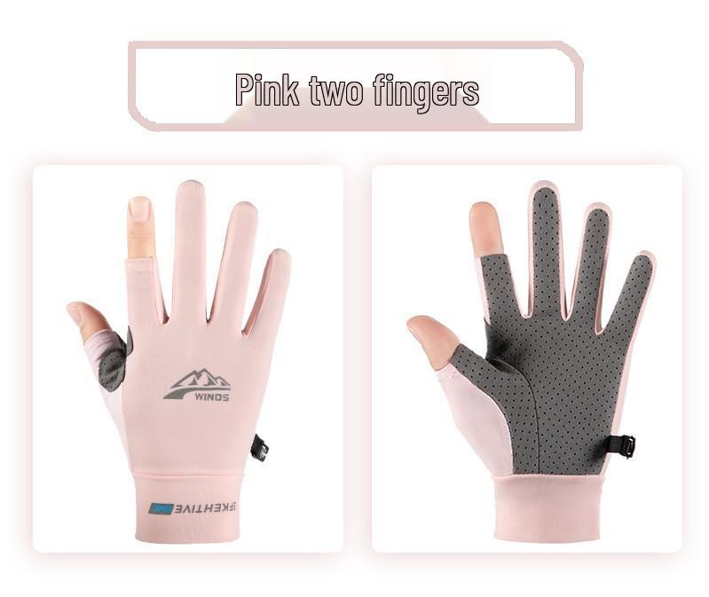 Unisex Full & Half Finger Cycling Gloves - Non-slip, Wear-resistant, Ice-cool for Outdoor Sports.