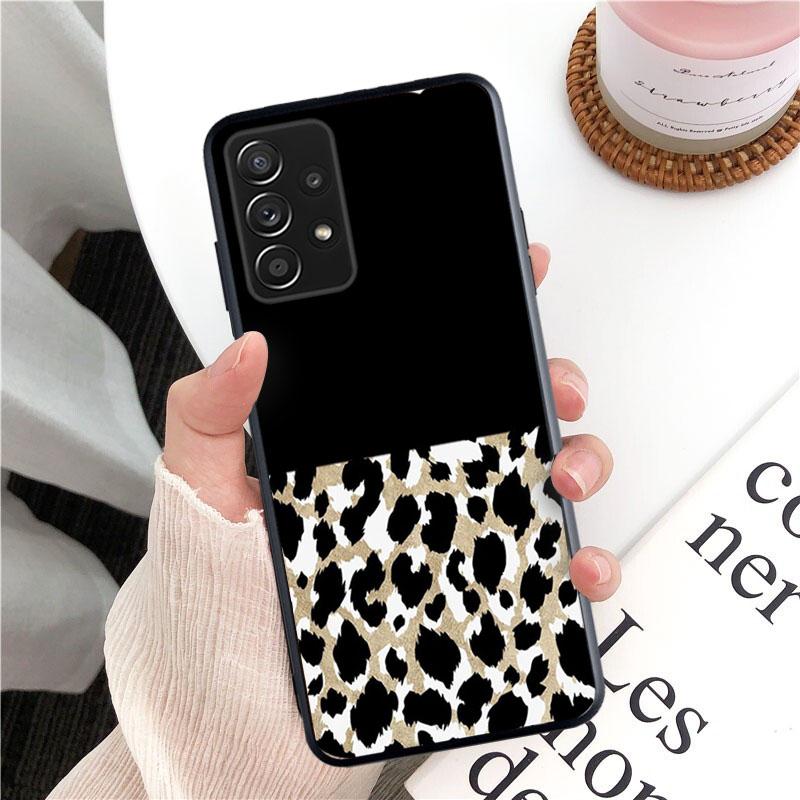 

Чехол для телефона с леопардовым принтом для Samsung Galaxy A13 A22 A12 A32 A71 A11 A21S A33 A52 A72 A51 A50 A70 A31 M31 Funda Coque M31