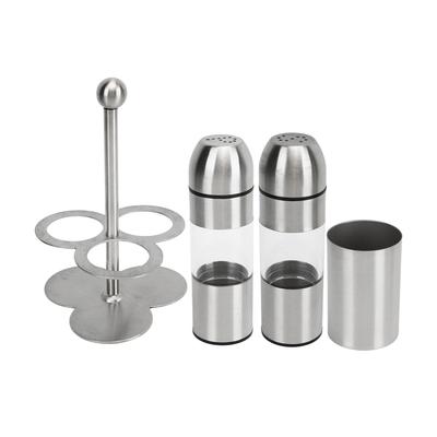 Stainless Steel Seasoning Bottle Multipurpose Food Grade Refillable Rustproof Salt Pepper