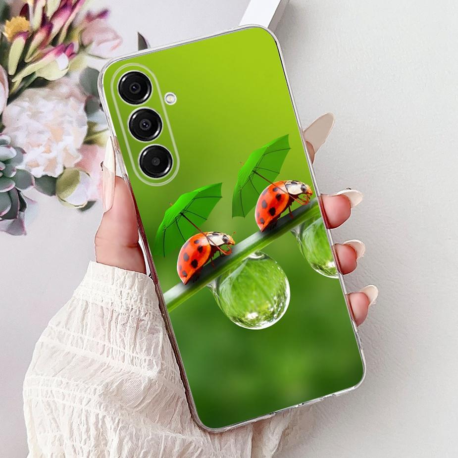 For Samsung Galaxy A17 5G Case SM-A176B New Cat Butterfly Painted Cover Soft Slim Phone Case For Samsung A17 A 17 5G Fundas Bags