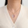  Drip Oil Qatar Map Necklace For Women Men Stainless Steel Qatari Country Flag Pendant Chain Patriotic Jewelry Wholesale