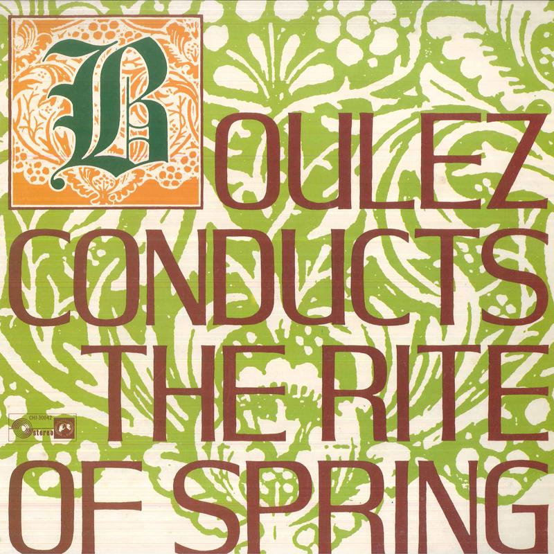 

LP Record PIERRE BOULEZ ORCHESTRE NATIONAL P Stravinsky Rite Of Spring CHJ30042 CONCERT HALL Japan Classical Used