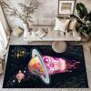 Colorful Skull Artwork Floor Mats for Living Room, Bedroom and Room Decoration Are Suitable for Gifts.