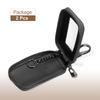 Car Key Fob Universal Smart Car Keychain with Keyring for Remote Conkey Black [uxcell] 2-Pack Covers, Leather, & Keychain, Fob,
