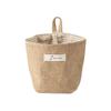 Linen Cotton Hanging Mini Storage Basket Home Kid Toy Sundries Bag Box Organizer