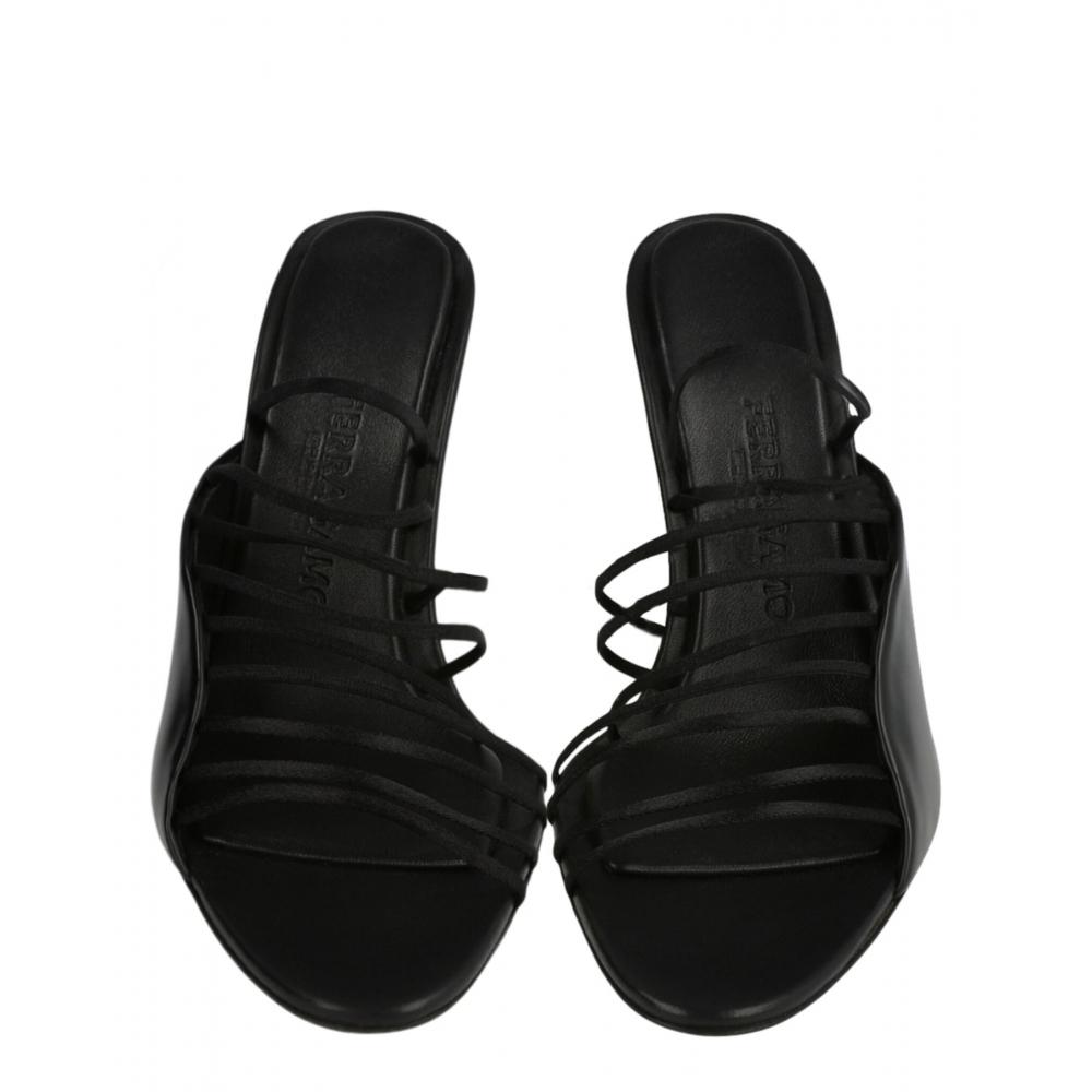 Salvatore Ferragamo Altaire Strappy Sandals Black