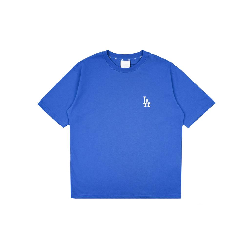 MLB T Shirts Unisex Blue Crew Neck Moderate Straight Fit 31TS33131-07U