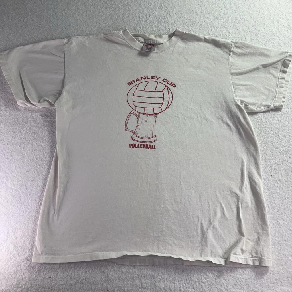 Vintage Volleyball Stanley Cup T-Shirt Single Stitch 90s Oneita XL